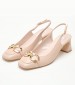 Women Pumps & Peeptoes Low 2445.52010A Beige Leather Mortoglou