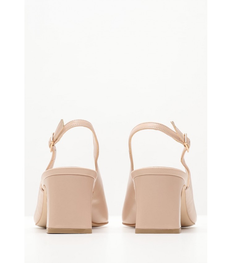 Women Pumps & Peeptoes Low 2445.52010A Beige Leather Mortoglou