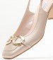 Women Pumps & Peeptoes Low 2445.52010A Gold Leather Mortoglou