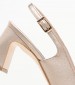 Women Pumps & Peeptoes Low 2445.52010A Gold Leather Mortoglou