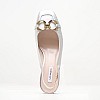 Γυναικείες Γόβες & Peeptoes Χαμηλές 2445.52010A Ασημί Δέρμα Mortoglou Γυναικείες Γόβες & Peeptoes Χαμηλές 2445.52010A Ασημί Δέρμα Mortoglou