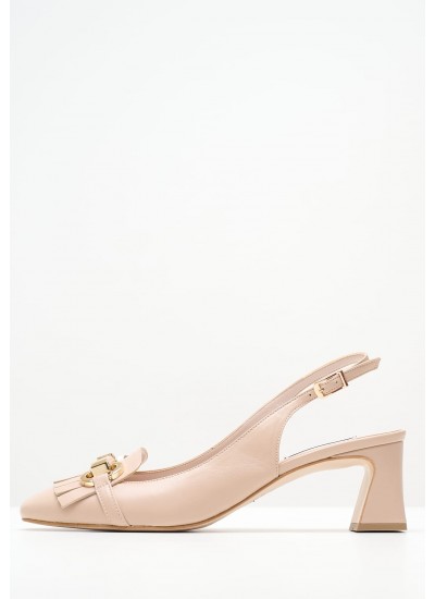 Women Pumps & Peeptoes Low 2445.52012 Beige Leather Mortoglou