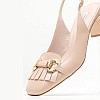 Women Pumps & Peeptoes Low 2445.52012 Beige Leather Mortoglou Women Pumps & Peeptoes Low 2445.52012 Beige Leather Mortoglou