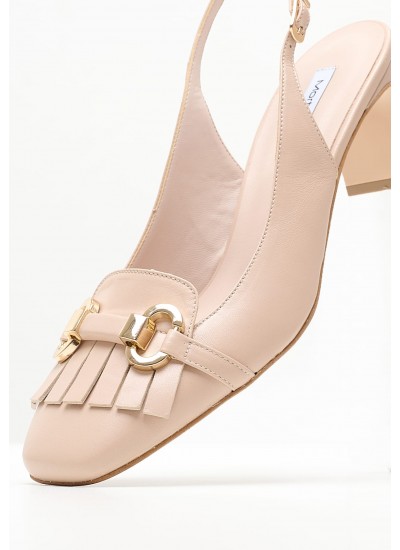 Women Pumps & Peeptoes Low 2445.52012 Beige Leather Mortoglou