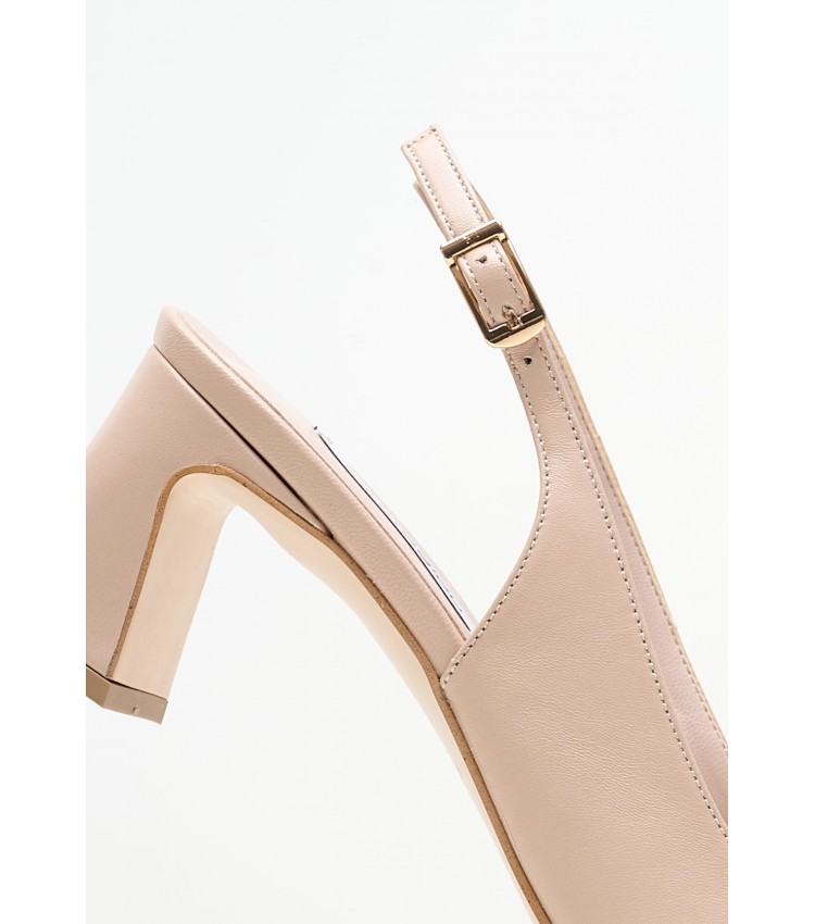 Women Pumps & Peeptoes Low 2445.52012 Beige Leather Mortoglou