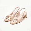 Women Pumps & Peeptoes Low 2445.52012 Beige Leather Mortoglou Women Pumps & Peeptoes Low 2445.52012 Beige Leather Mortoglou