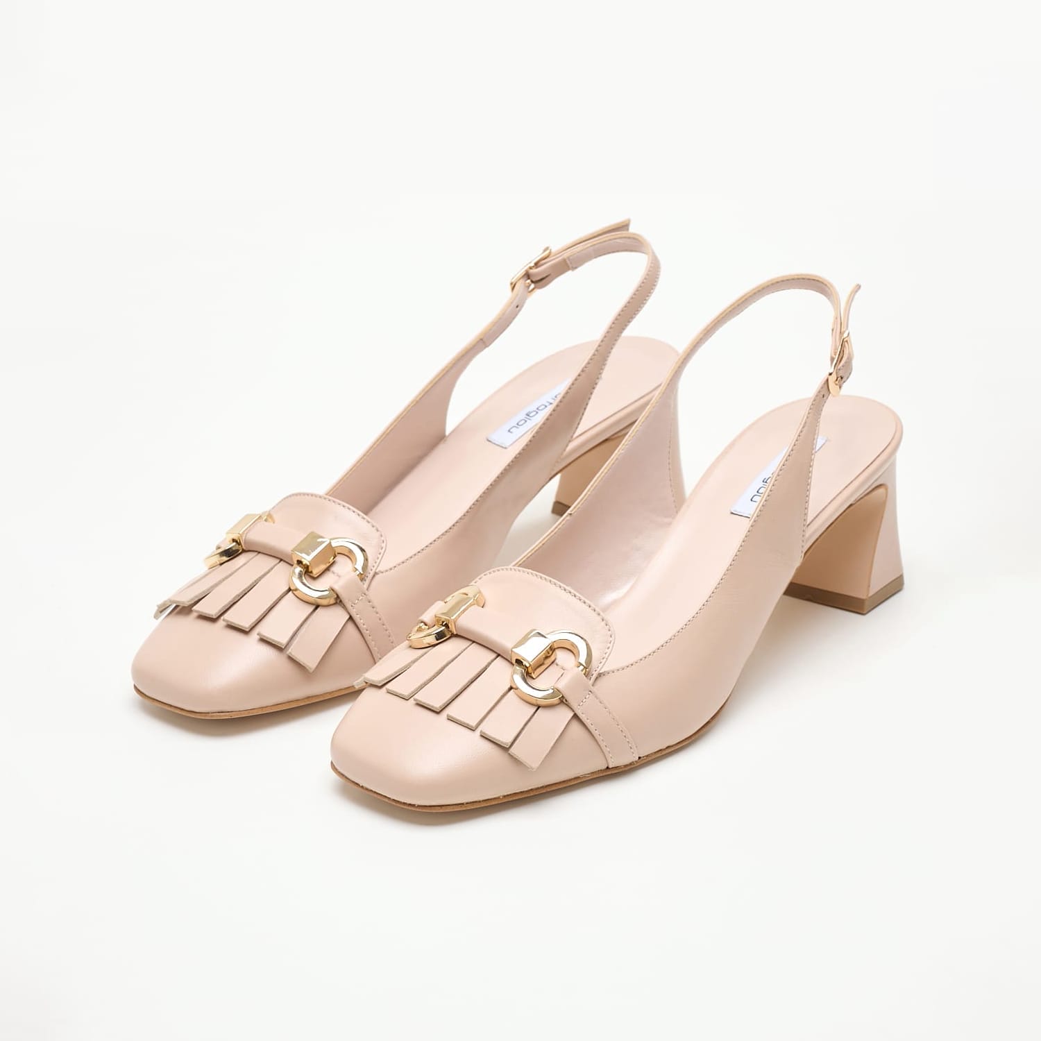 Women Pumps & Peeptoes Low 2445.52012 Beige Leather Mortoglou Women Pumps & Peeptoes Low 2445.52012 Beige Leather Mortoglou