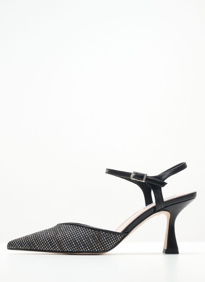 Women Pumps & Peeptoes High 2446.73840A Black Mat Mortoglou