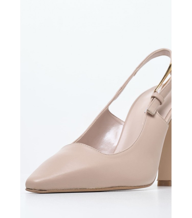 Women Pumps & Peeptoes High 2446.93516A Beige Leather Mortoglou