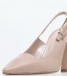 Women Pumps & Peeptoes High 2446.93516A Beige Leather Mortoglou