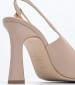 Women Pumps & Peeptoes High 2446.93516A Beige Leather Mortoglou