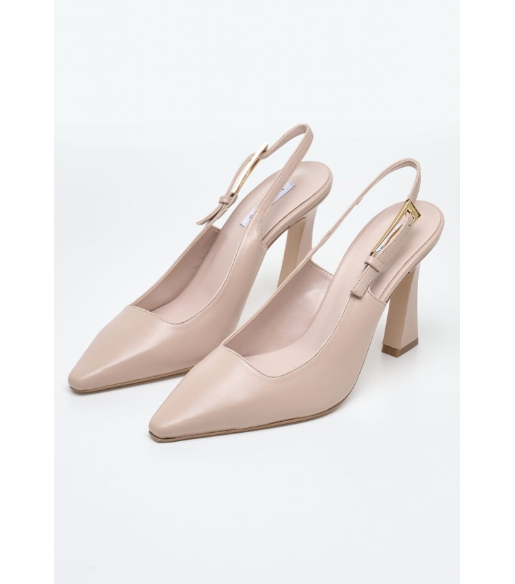 Women Pumps & Peeptoes High 2446.93516A Beige Leather Mortoglou