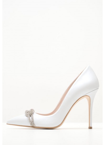 Women Pumps & Peeptoes Low 2447.100108 White Leather Mortoglou