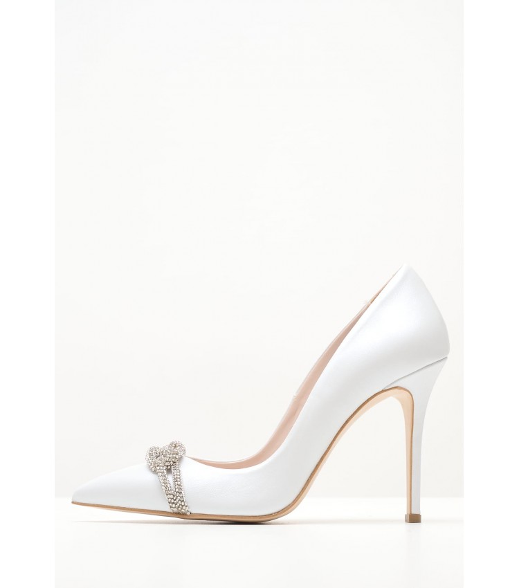 Women Pumps & Peeptoes Low 2447.100108 White Leather Mortoglou