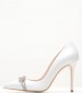 Women Pumps & Peeptoes Low 2447.100108 White Leather Mortoglou