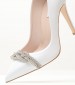 Women Pumps & Peeptoes Low 2447.100108 White Leather Mortoglou