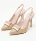 Women Pumps & Peeptoes High 2447.100168 Beige Mat Mortoglou