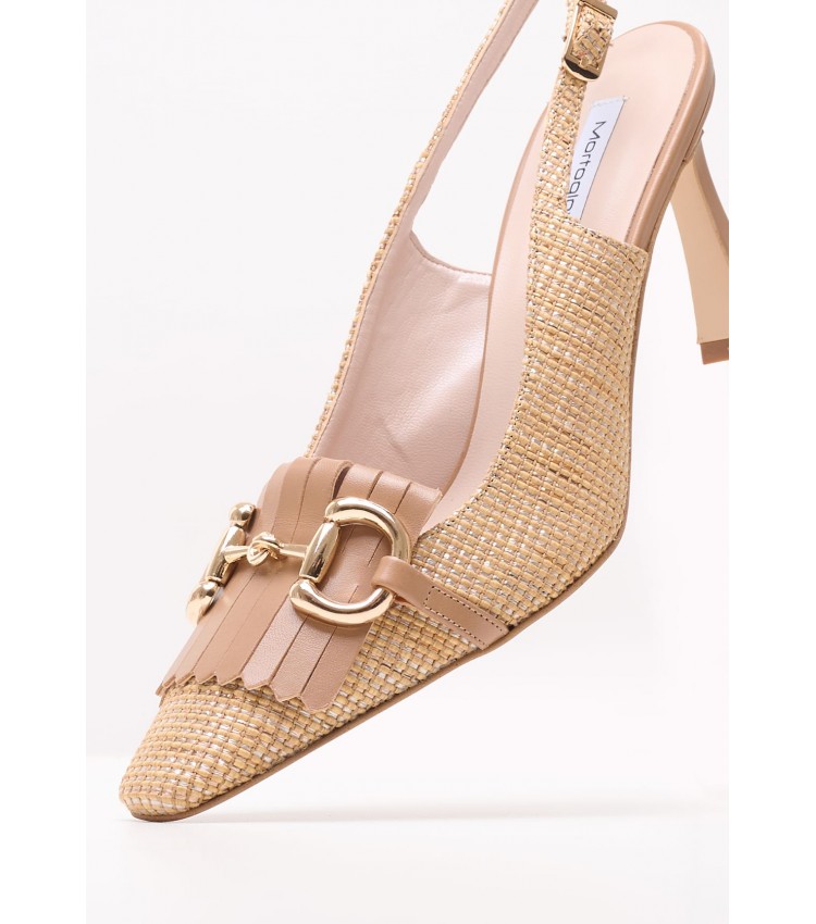 Women Pumps & Peeptoes High 2447.74710 Beige Mat Mortoglou