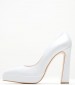 Women Pumps & Peeptoes High 2450.100500 White Leather Mortoglou