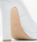 Women Pumps & Peeptoes High 2450.100500 White Leather Mortoglou