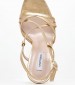 Women Sandals 2450.93706 Gold Leather Mortoglou