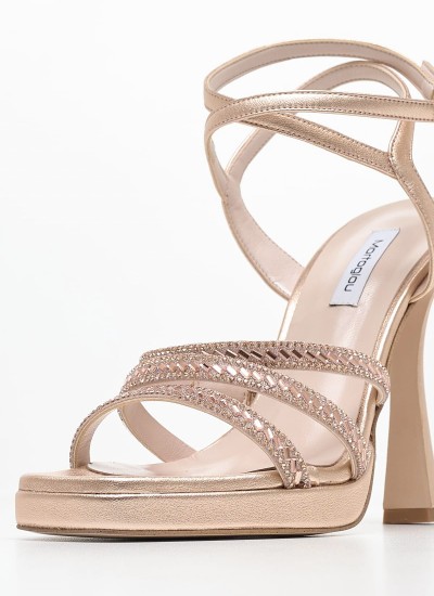 Women Sandals 2349.91670 Nude Leather Mortoglou