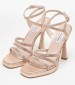 Women Sandals 2450.93709 Bronze Leather Mortoglou