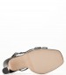 Women Sandals 2450.93711A Black Leather Mortoglou