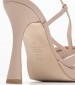 Women Sandals 2450.93711A Beige Leather Mortoglou