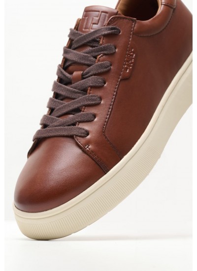 Men Casual Shoes 13601 Brown Leather Tamaris