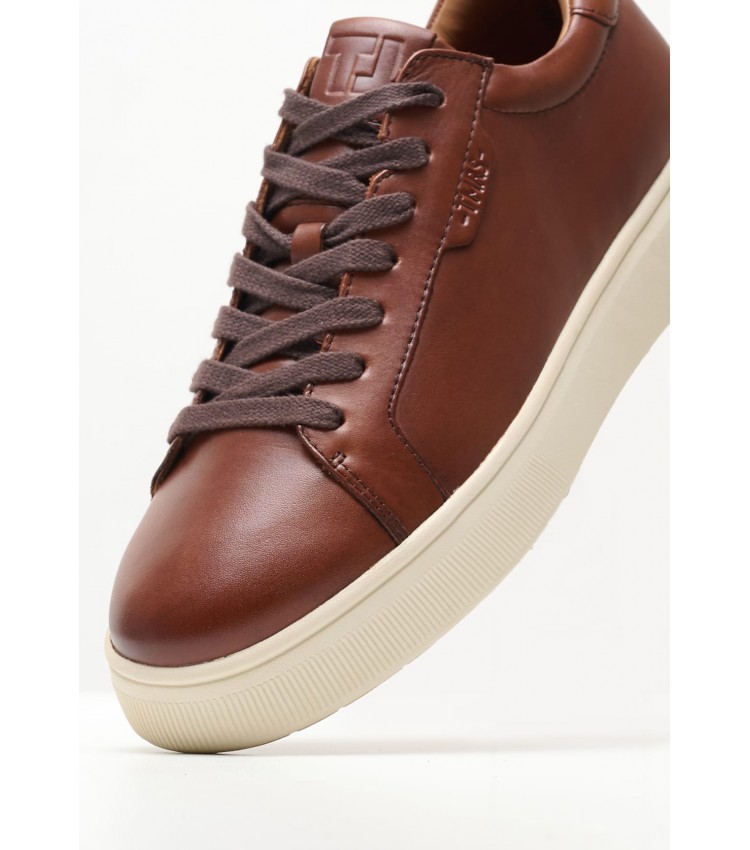 Men Casual Shoes 13601 Brown Leather Tamaris