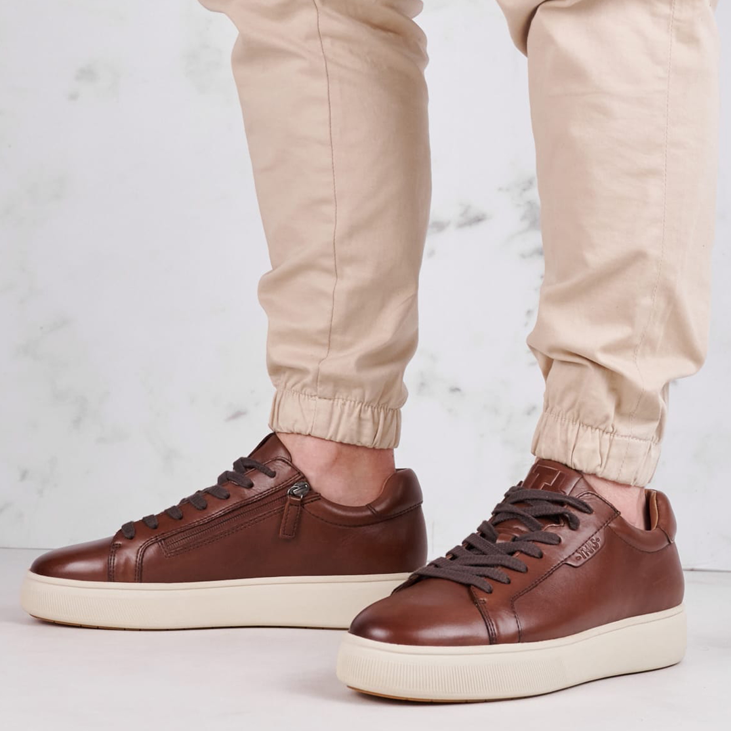 Ανδρικά Παπούτσια Casual 13601 Καφέ Δέρμα Tamaris Ανδρικά Παπούτσια Casual 13601 Καφέ Δέρμα Tamaris