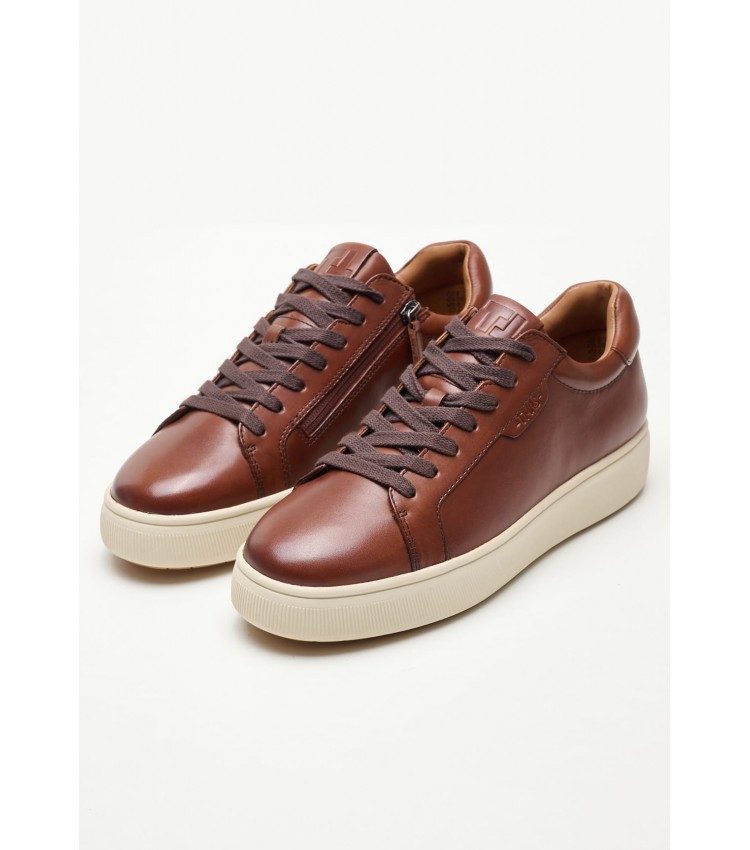 Men Casual Shoes 13601 Brown Leather Tamaris