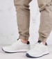 Men Casual Shoes 13602 White Leather Tamaris