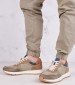 Men Casual Shoes 13602 Olive Leather Tamaris