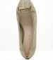 Women Balerinas 22112.N Olive Mat Tamaris