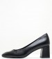 Women Pumps & Peeptoes Low 22400 Black Leather Tamaris