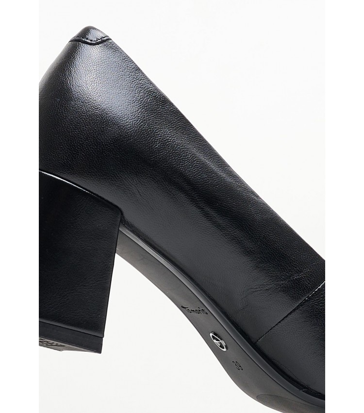 Women Pumps & Peeptoes Low 22400 Black Leather Tamaris