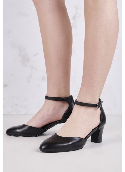 Women Pumps & Peeptoes Low 22401 Black Leather Tamaris