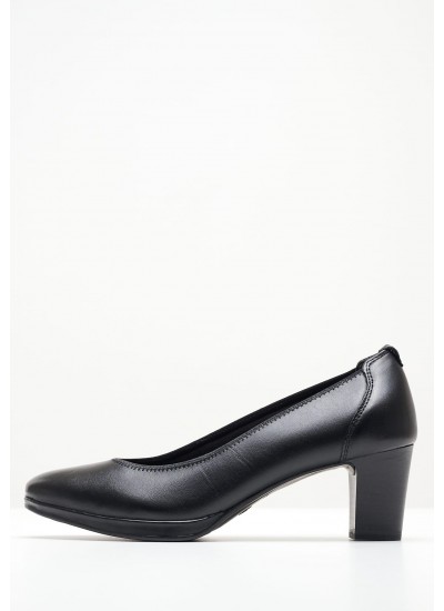 Women Pumps & Peeptoes Low 22446 Black Leather Tamaris