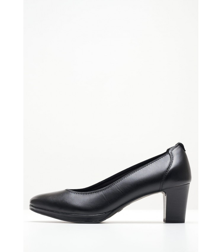 Women Pumps & Peeptoes Low 22446 Black Leather Tamaris