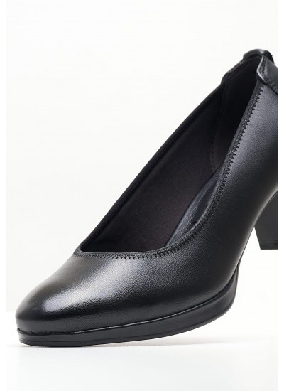 Women Pumps & Peeptoes Low 22446 Black Leather Tamaris