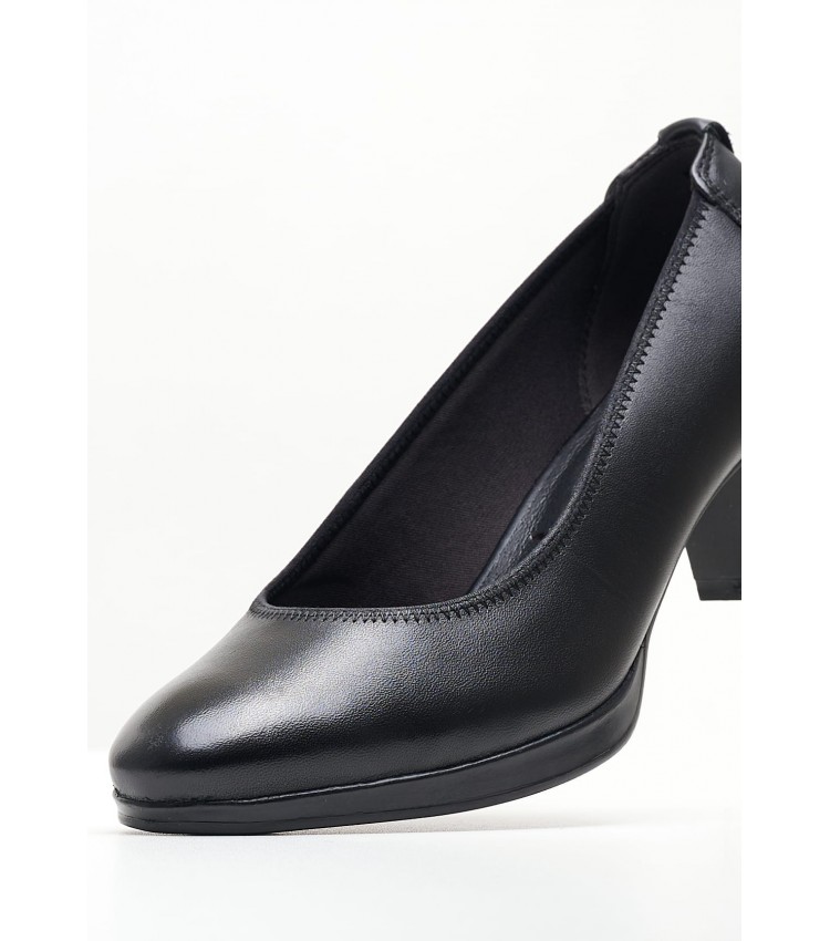 Women Pumps & Peeptoes Low 22446 Black Leather Tamaris