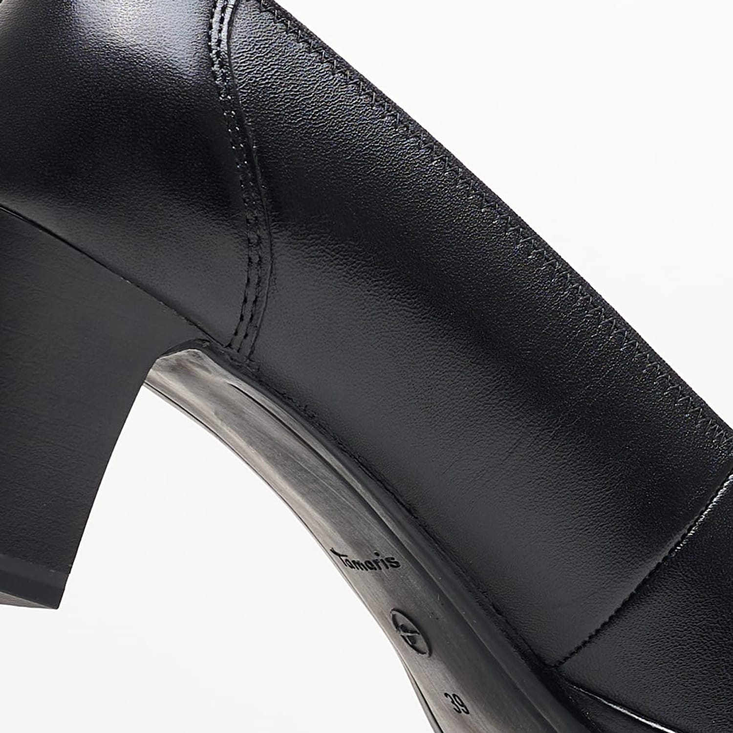 Women Pumps & Peeptoes Low 22446 Black Leather Tamaris Women Pumps & Peeptoes Low 22446 Black Leather Tamaris