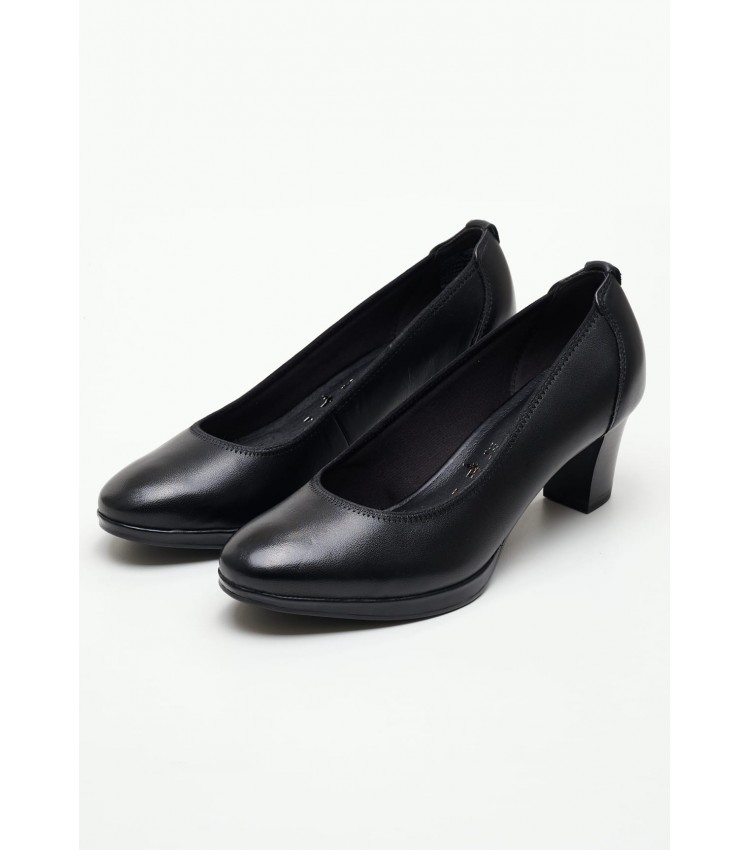 Women Pumps & Peeptoes Low 22446 Black Leather Tamaris