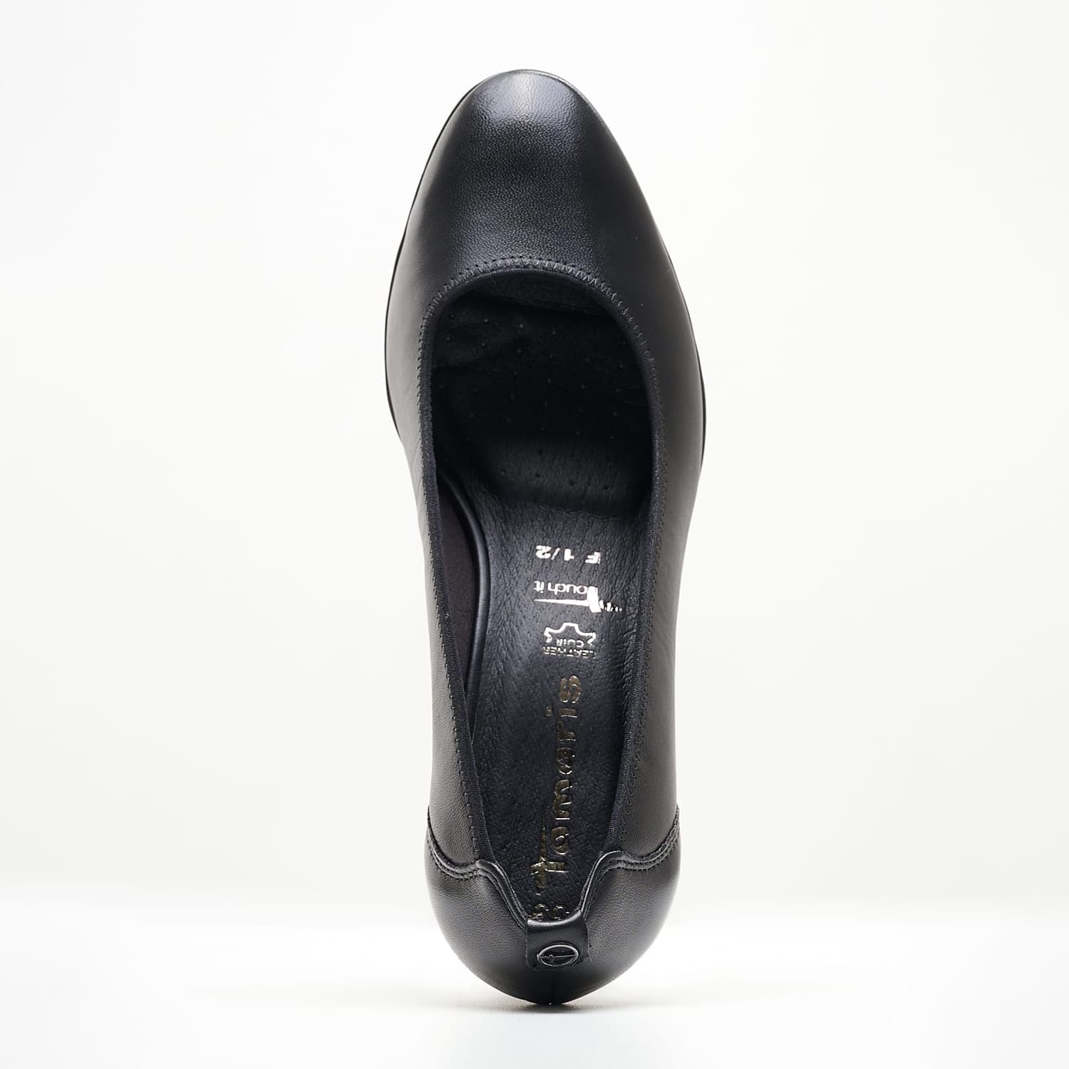Women Pumps & Peeptoes Low 22446 Black Leather Tamaris Women Pumps & Peeptoes Low 22446 Black Leather Tamaris
