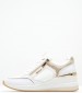 Women Casual Shoes 23703 White Leather Tamaris