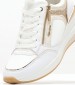Women Casual Shoes 23703 White Leather Tamaris