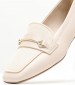 Women Moccasins 24224 Beige Leather Tamaris