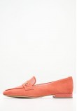 Women Moccasins 24224 Orange Leather Tamaris